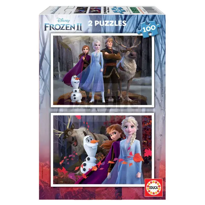 Satisfait Ou Remboursé Disney Frozen 2 puzzle 2x100pcs