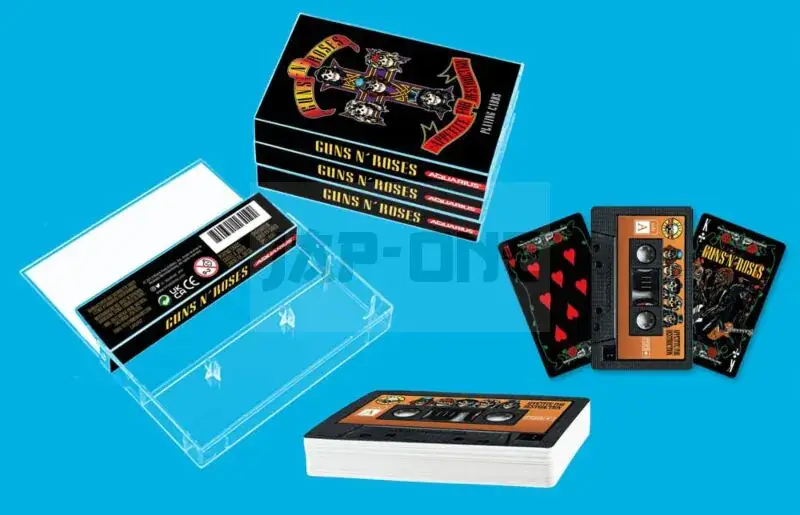 Guns N&rsquo; Roses Jeu De Cartes À Jouer Cassette (Pdq) Authentique