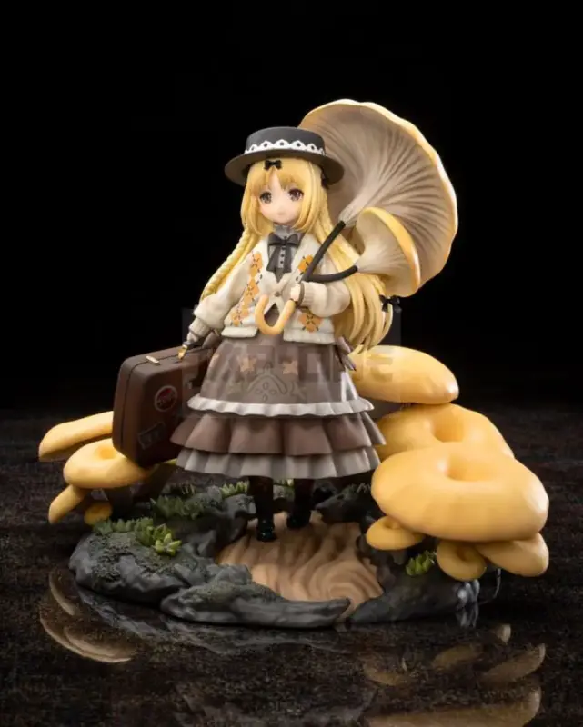 The Mushroom Girls Figurine Pvc 1/1 Series No.3 Pleurotus Citrinopileatus 24 Cm Haute Qualité