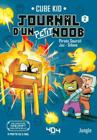 JOURNAL D&rsquo;UN PETIT NOOB – TOME 2 BALADE DANS LE NETHER Pas Cher
