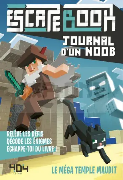 Marque JOURNAL D&rsquo;UN NOOB – ESCAPE BOOK – LE MEGA TEMPLE MAUDIT