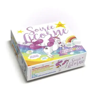 Affaire À Saisir SOIREE LICORNE : TOUT POUR UNE SOIREE WTF - JEU DE SOCIETE/JEU DE PLATEAU - DES 14 ANS ET ADULTE