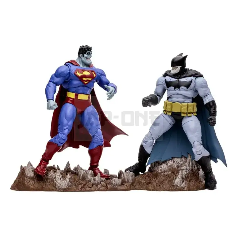 Dc Multiverse Pack De 2 Figurines Bizarro & Batzarro 18 Cm Produit De Marque