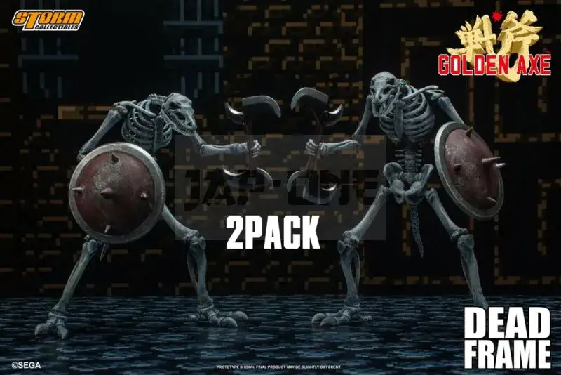 Nouvel Arrivage Golden Axe Pack 2 Figurines 1/12 Dead Frame 18 Cm