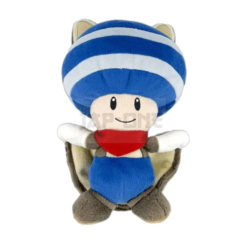 Prix Bas Super Mario – Flying Squirrel Blue Toad – Peluche 21Cm