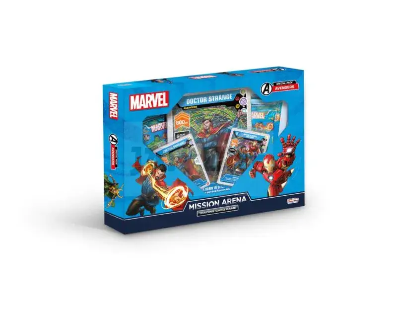 Marvel Mission Arena Tcg - Special Pack -Avengers- Doctor Strange / Iron Man - En Retour Gratuit