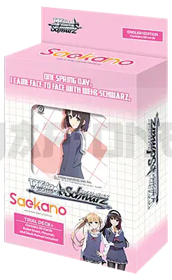 Weiss Schwarz – Saekano: How To Raise A Boring Girlfriend Trial Deck+ Display (6 Decks) – En Jusqu&rsquo;à Épuisement Des Stocks