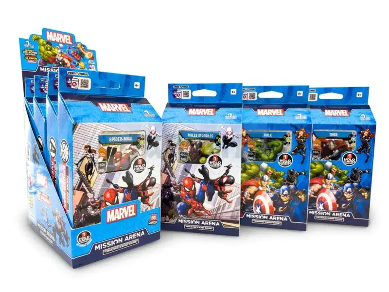 Marvel Mission Arena Tcg – Starter Display (4 Decks) – En Top Vente