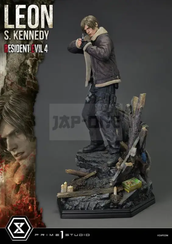 Resident Evil 4 Figurine Ultimate Premium Masterline Series 1/4 Leon S. Kennedy Bonus Ver. 64 Cm Expédition Rapide
