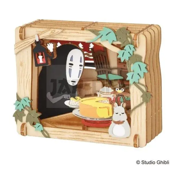 Expédié Aujourd&rsquo;hui LE VOYAGE DE CHIHIRO – Bonne nuit – Théâtre de papier Style Bois
