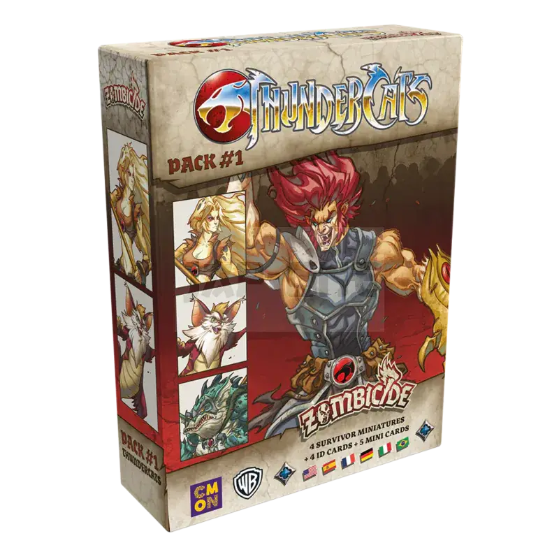 Zombicide – Thundercats Pack 1 – De/En/Es/Fr/It/Pt Commander Vite