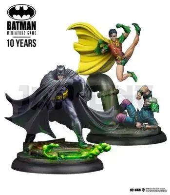 Batman Miniature Game: Batman & Robin 10Th Anniversary Edition - En Quantité Limitée