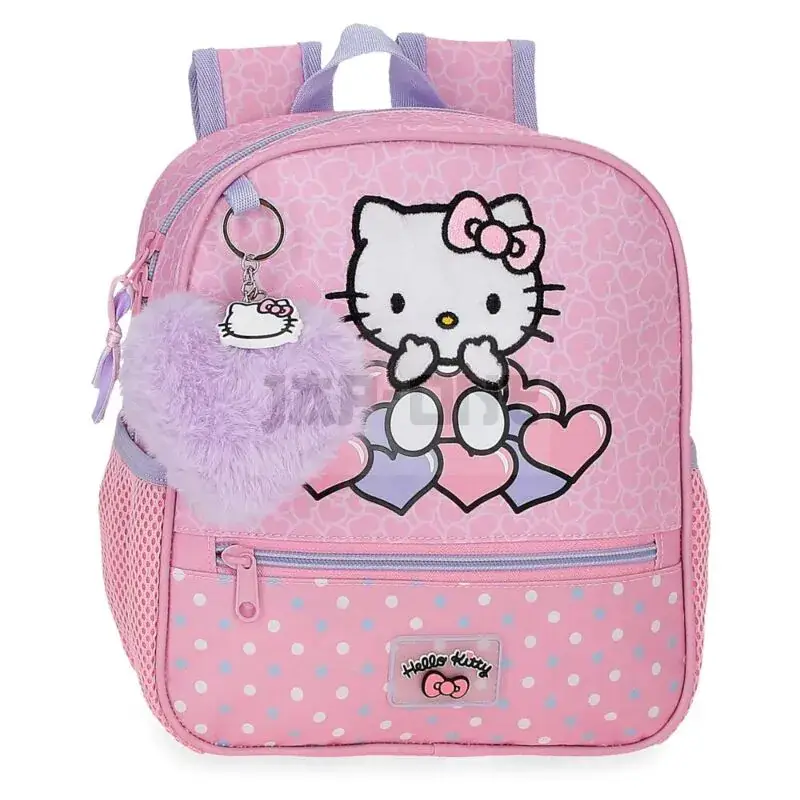 Expédié Aujourd&rsquo;hui Hello Kitty Hearts & Dots Sac À Dos 25Cm