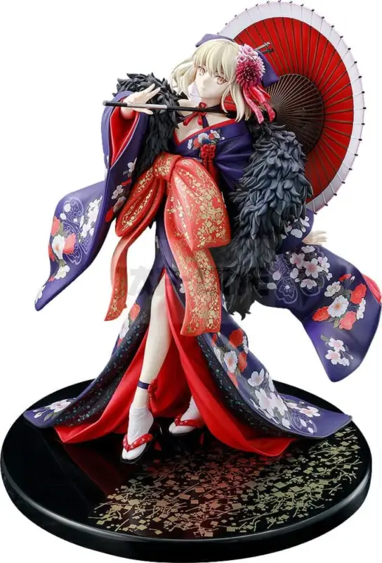 Fate/Stay Night: Heaven&rsquo;S Feel Figurine Pvc 1/7 Saber Alter: Kimono Ver. 27 Cm Certifié