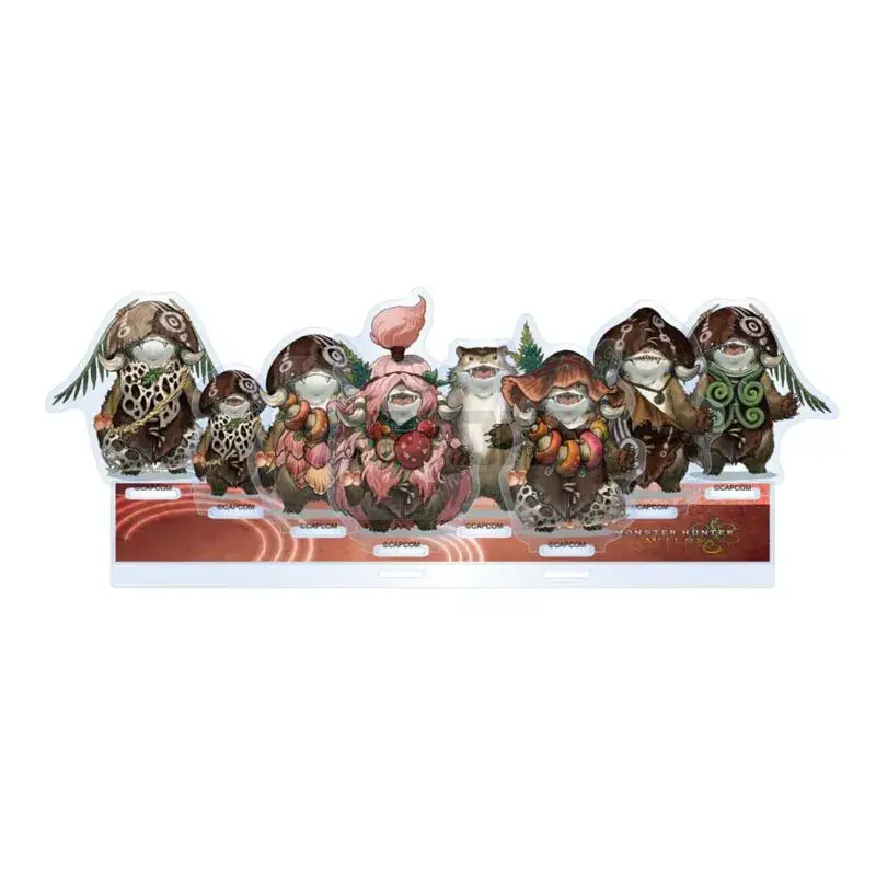 Monster Hunter Wilds Socle En Acrylique Plumpeach Set 15 Cm Soldes