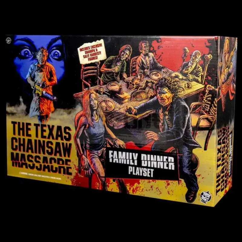 Expédié Aujourd&rsquo;hui Texas Chainsaw Massacre 5&Prime; Figurine Dinner Playset