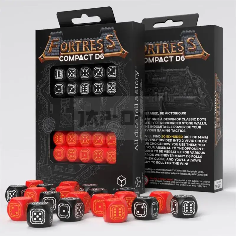Fortress Compact D6: Black&Red Seulement Aujourd'hui