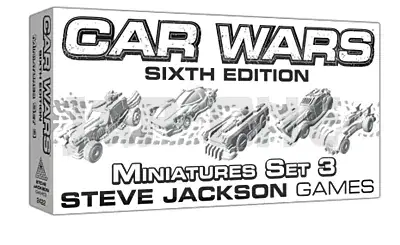 Car Wars 6Th Edition Miniatures Set 3 – En Offre Spéciale