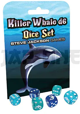 Killer Whale D6 Dice Set Solde