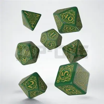 Pas Cher Pathfinder Jade Regent Dice Set (7)