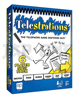 Prix Réduit Telestrations 6 Player – Family Pack – En