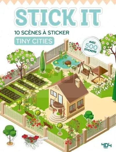 STICK IT - TINY CITIES - 10 VILLES MINI A CREER Satisfait Ou Remboursé
