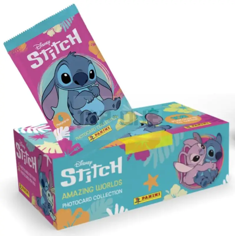 Disney – Stitch – Panini Display 24 Pochette 5 Photo Cartes Promotion