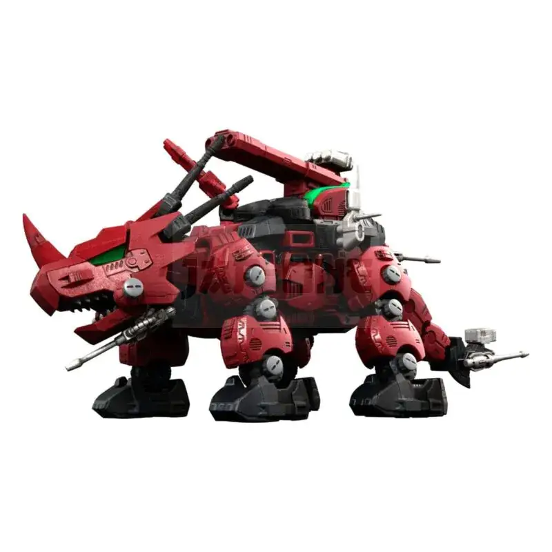 Zoids Figurine Plastic Model Kit 1/100 Rmz-014 Red Horn Styracosaurus Type 22 Cm Réduction