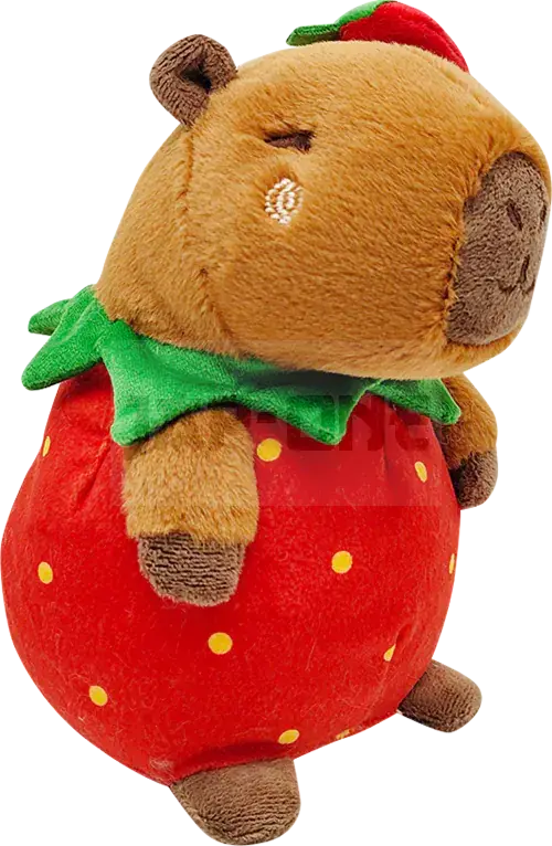 Expédié Aujourd&rsquo;hui Hug A Capybara – Capybara Fraise – Peluche 23Cm