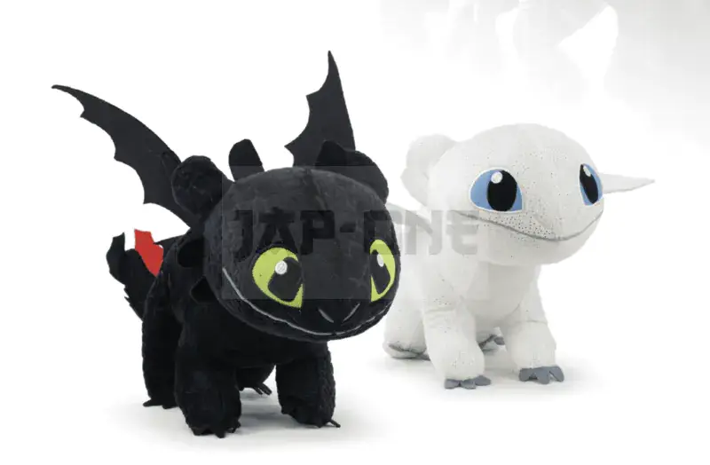 Dragons – Assortiment De 4 Peluches 2 Modèles – 22Cm Expédition Rapide
