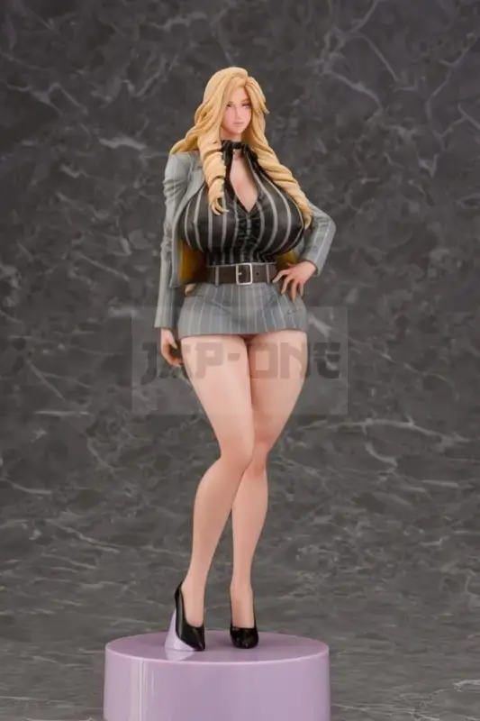 Gal Ane Shachou To Harem Office Figurine Pvc 1/7 Nishigori Ai (Grey Suit Ver.) 26 Cm Dernier Modèle