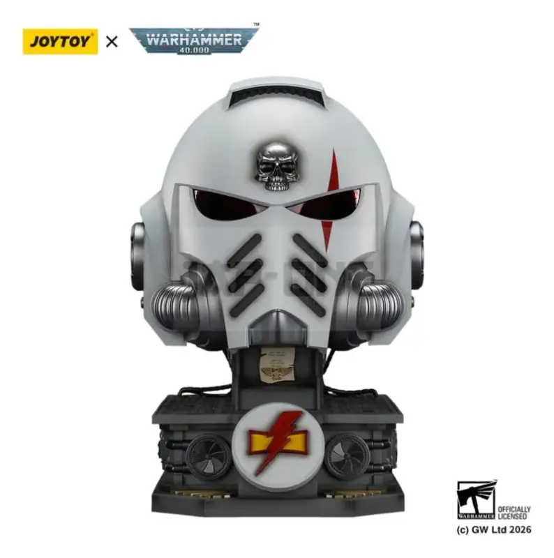 Expédition Rapide Warhammer 40,000 Casque Avec Présentoir White Scars Mkx 44 Cm