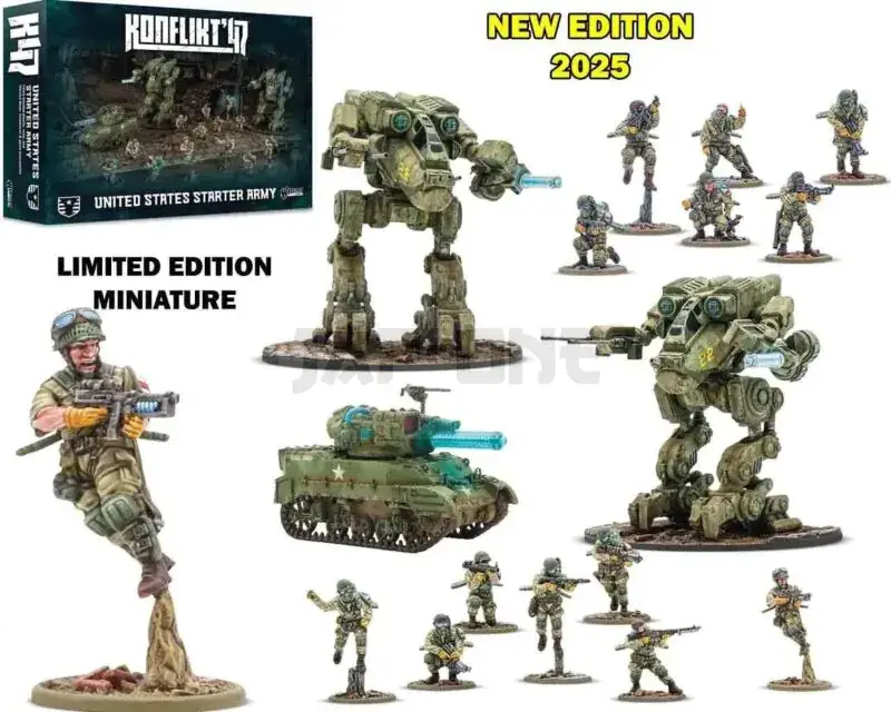 Vente Flash Konflikt &rsquo;47 New Edition 2025 United States Starter Army