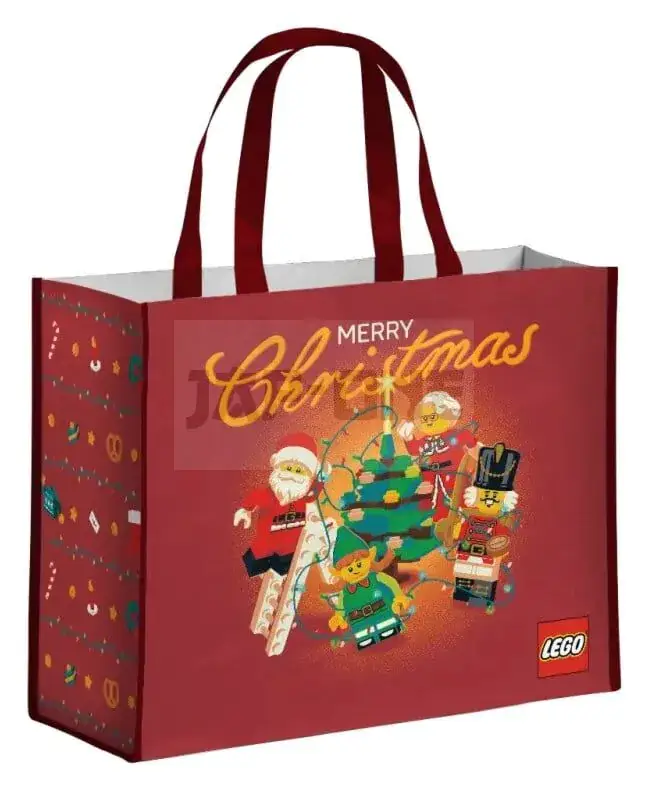 Lego Sac De Courses Joyeux Noël Expédié Aujourd&rsquo;hui
