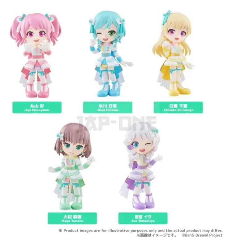 Bang Dream! Blind Box Présentoir Figurines Mini Palverse Pastel*Palettes (6) Meilleure Vente