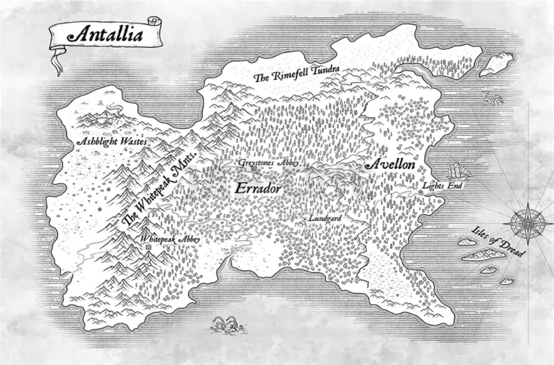 Haute Qualité Dark Forest Folding World Map