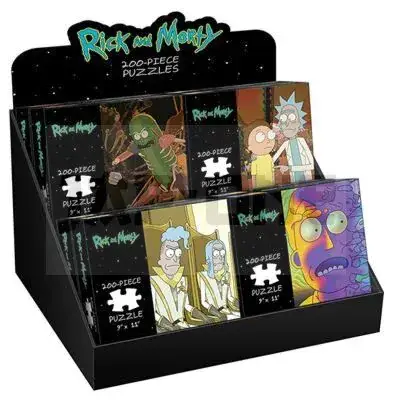Rick And Morty 200Pcs Puzzle Display Prix Cassé