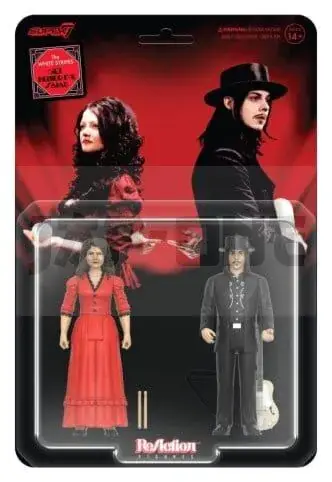 Prix Promo White Stripes Reaction Pack 2 Figurines Wave 01 The White Stripes (Get Behind Me Satan) 10 Cm