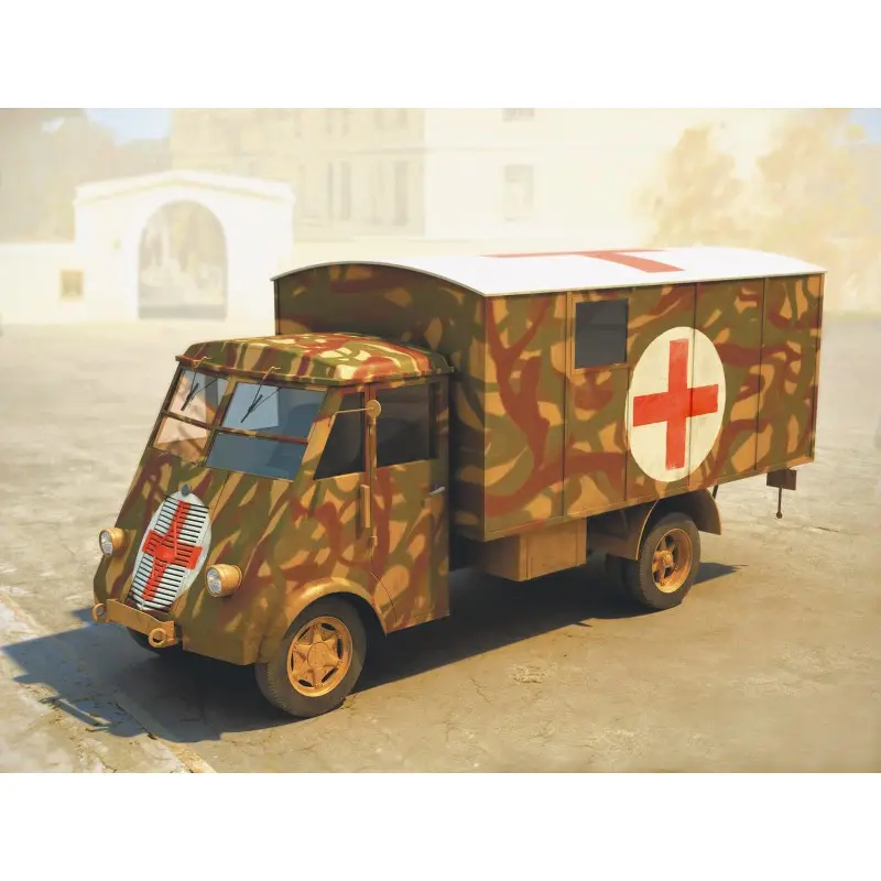 Maquette militaire ICM 1/35 35417 Lastkraftwagen 3,5T AHN Livraison Express