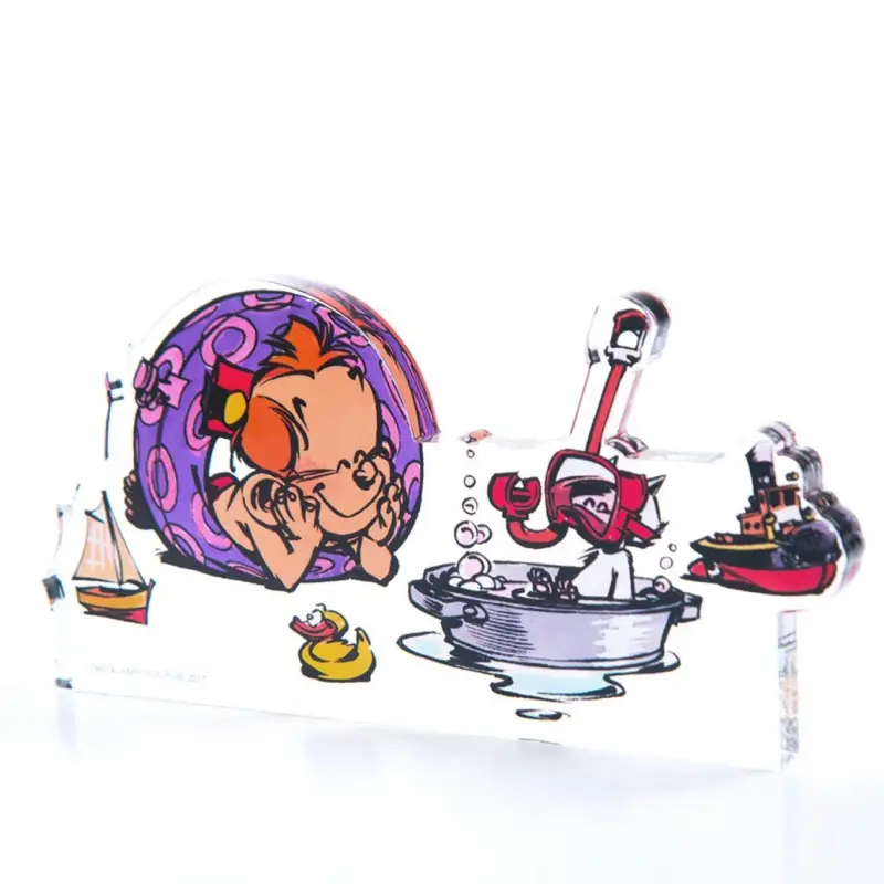 Certifié Le Petit Spirou à la plage (Figurine en acrylique)