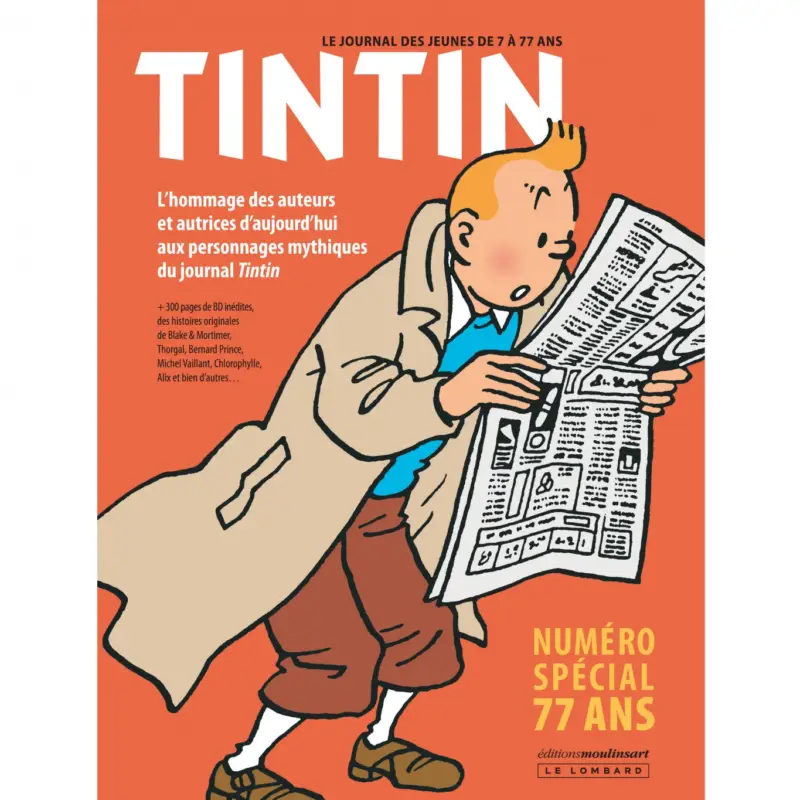 Journal Tintin – spécial 77 ans Promotion