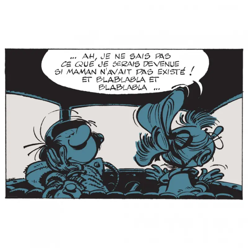 Estampe Gaston et Jeanne Expédition Rapide