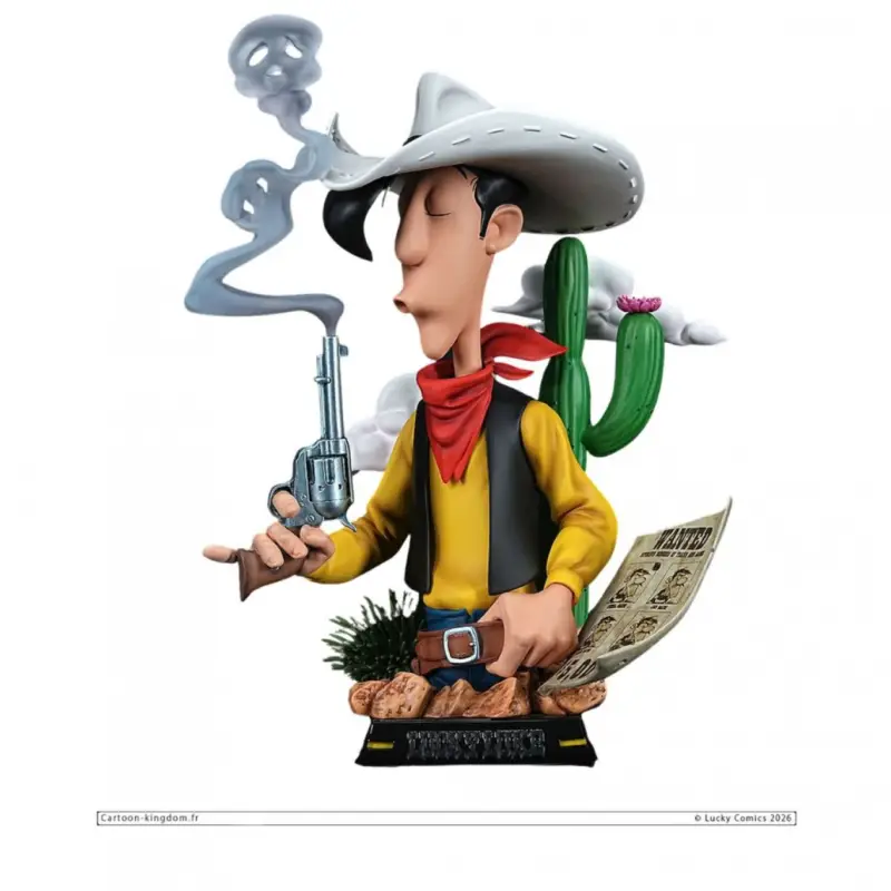 Soldes Buste Lucky Luke King Bust Cartoon Kingdom
