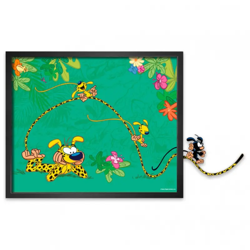 Cadre Marsupilami – Le toboggan Commander Vite