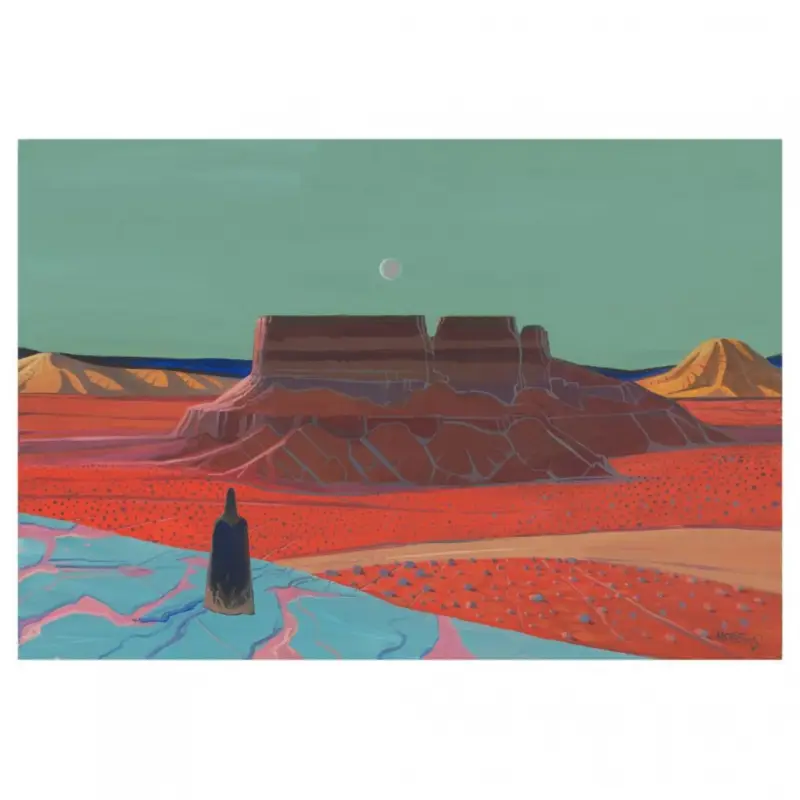 Artprint - Mesa rouge Prix Réduit
