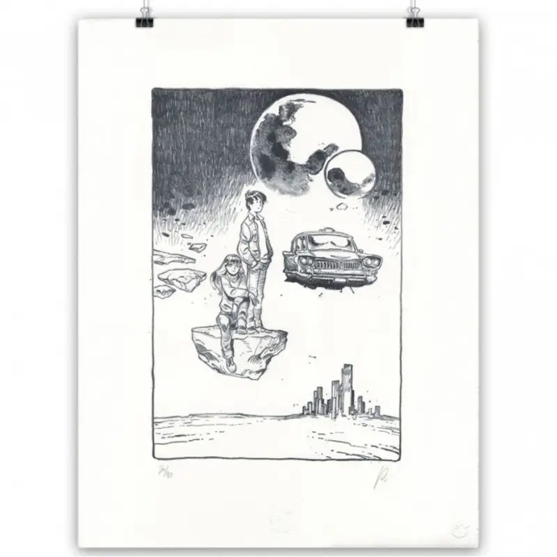 Dernière Chance Lithographie Valérian vu par Virginie Augustin