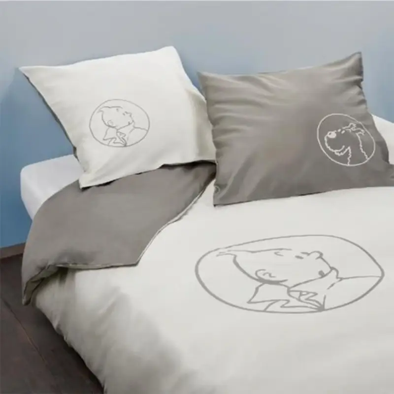 Populaire Housse de couette Tintin 2 personnes et taies