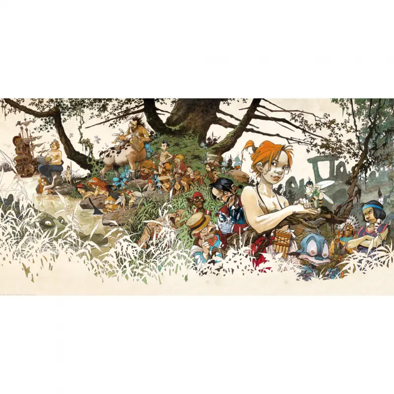Affiche édition d'art Loisel - Peter Pan Authentique