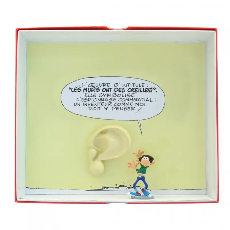 Achat Immédiat L’oreille murale enregistreuse géante – Gaston Lagaffe – Collection Boîte