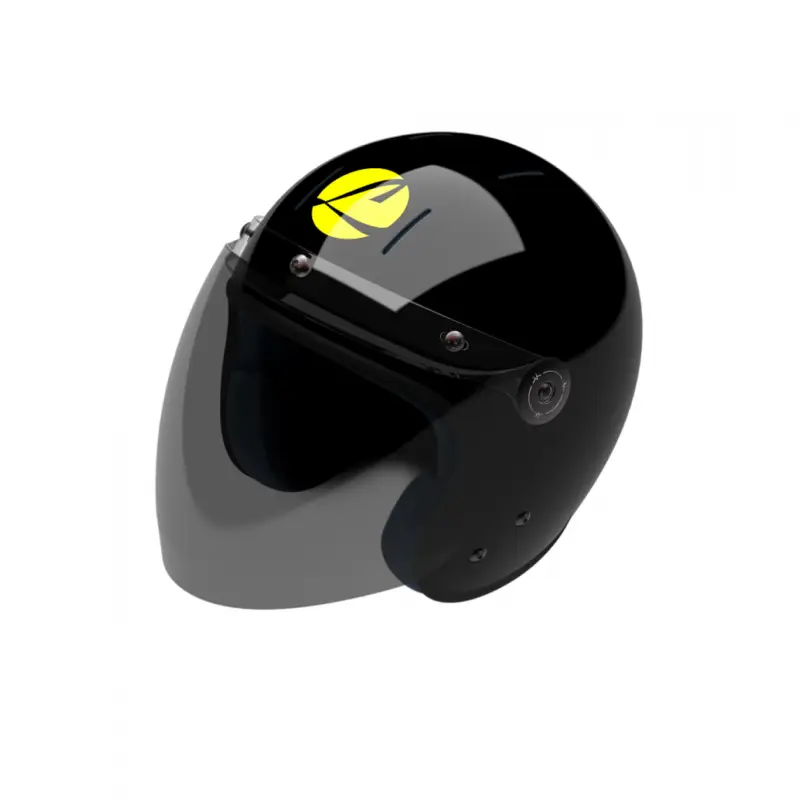 Dernier Modèle FRNS-CASQUE LEADER VISIERE SUEDE